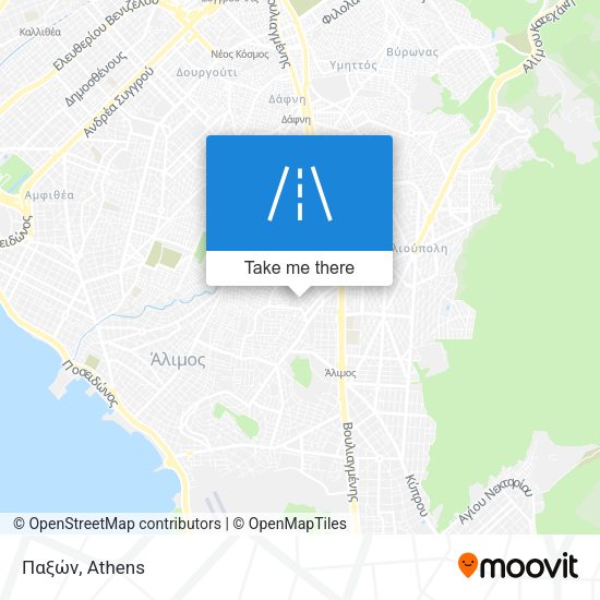 Παξών map