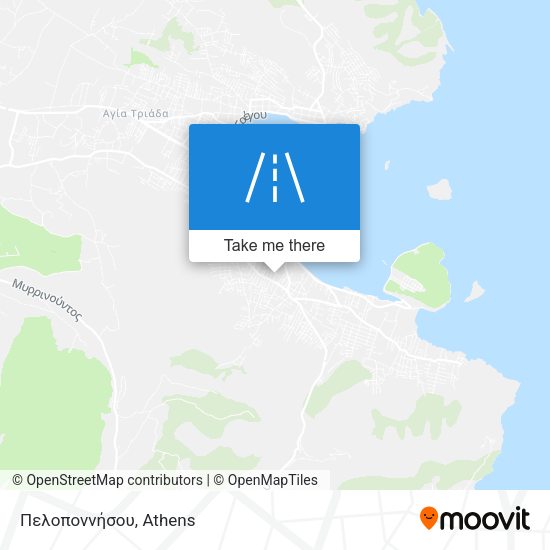Πελοποννήσου map
