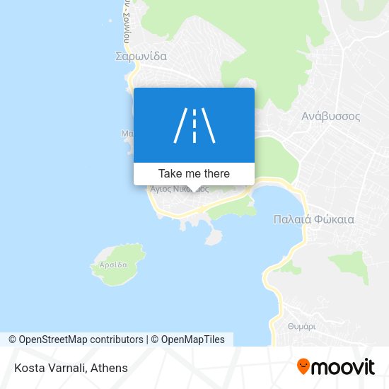 Kosta Varnali map