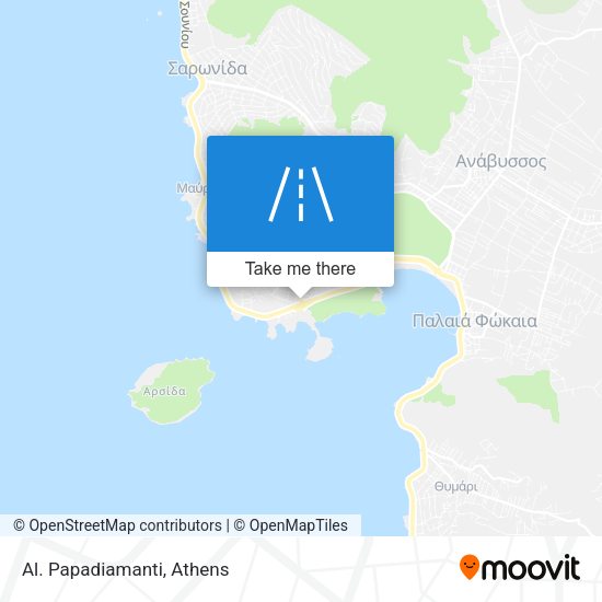 Al. Papadiamanti map