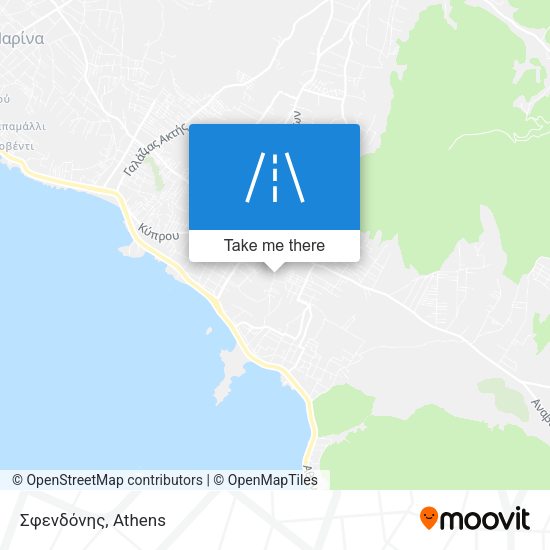 Σφενδόνης map