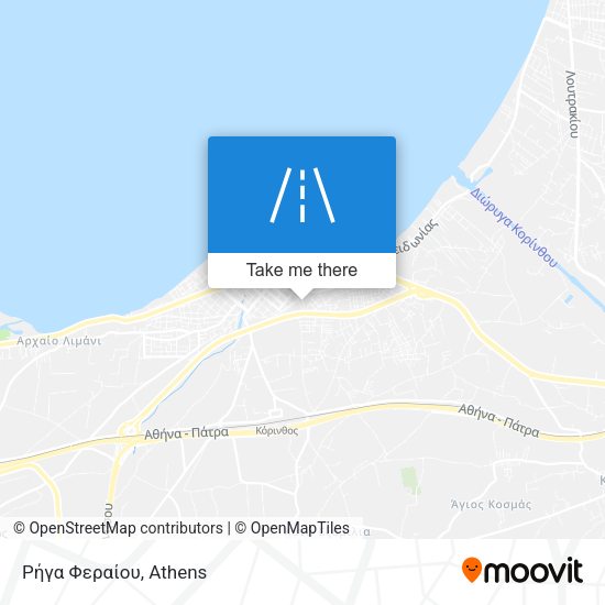 Ρήγα Φεραίου map