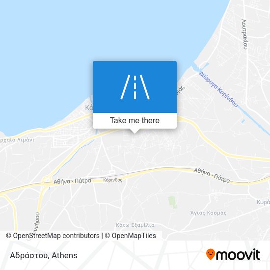 Αδράστου map