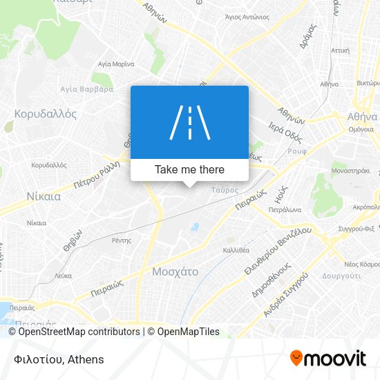 Φιλοτίου map