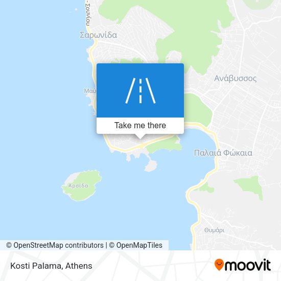 Kosti Palama map
