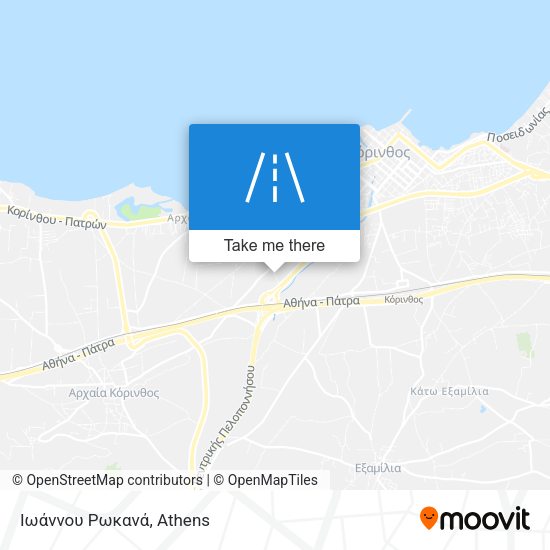 Ιωάννου Ρωκανά map