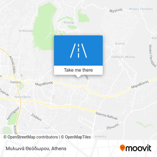 Μυλωνά Θεόδωρου map