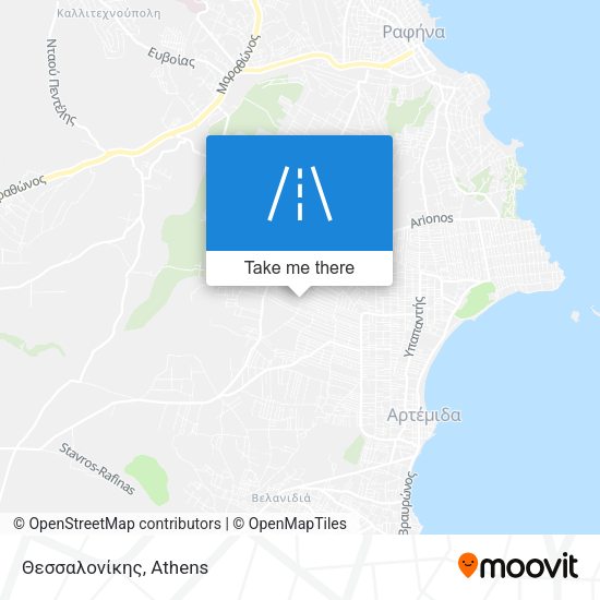 Θεσσαλονίκης map