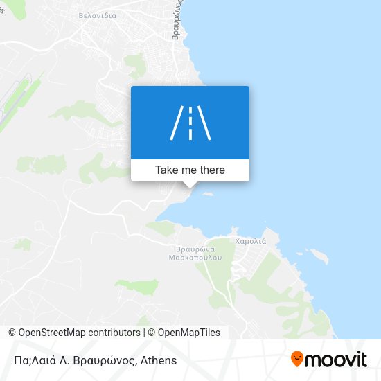 Πα;Λαιά Λ. Βραυρώνος map
