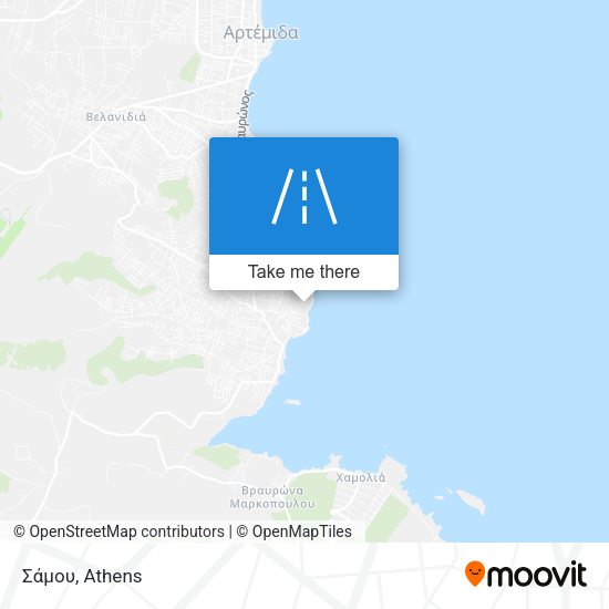 Σάμου map