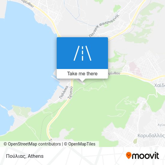Πούλιας map