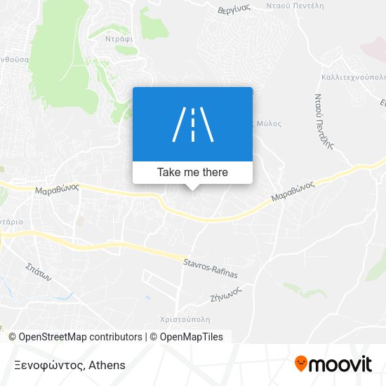 Ξενοφώντος map