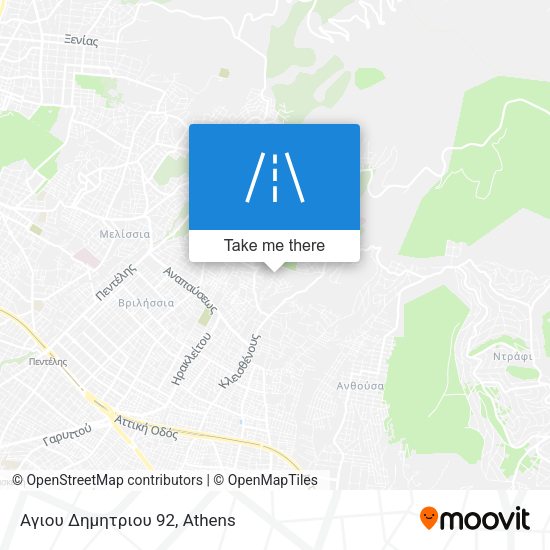 Αγιου Δημητριου 92 map