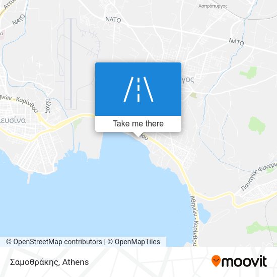 Σαμοθράκης map