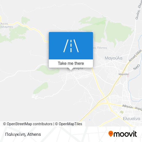Παλιγκίνη map