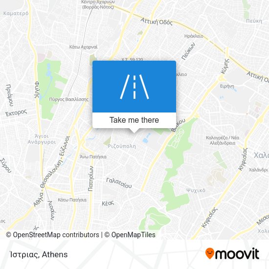 Ίστριας map