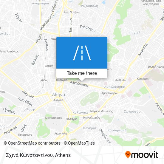 Σχινά Κωνσταντίνου map
