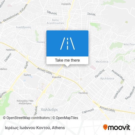 Ιερέως Ιωάννου Κοντού map