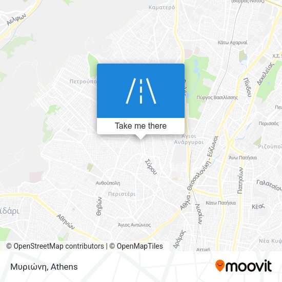 Μυριώνη map