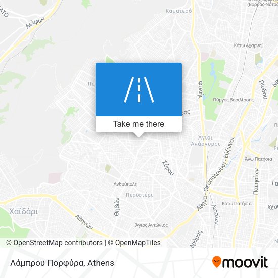 Λάμπρου Πορφύρα map