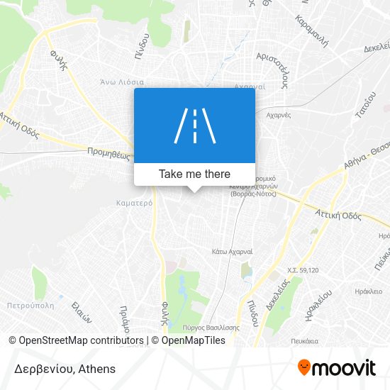 Δερβενίου map