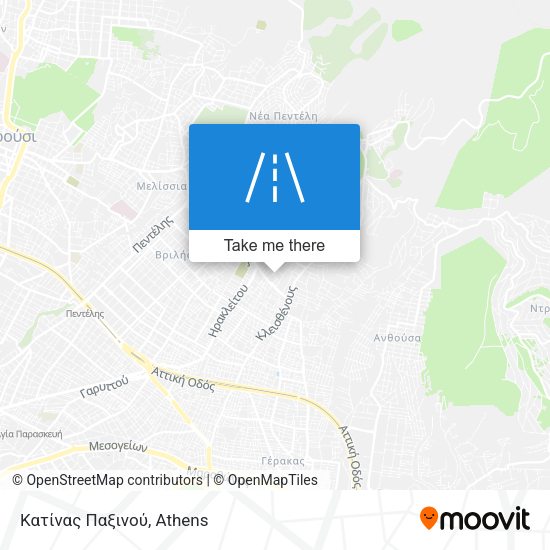 Κατίνας Παξινού map