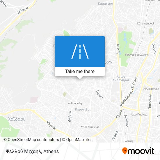 Ψελλού Μιχαήλ map