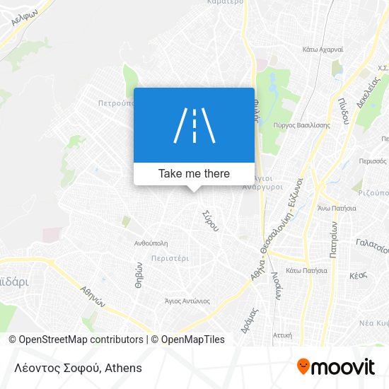 Λέοντος Σοφού map