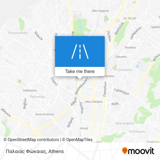 Παλαιάς Φώκαιας map