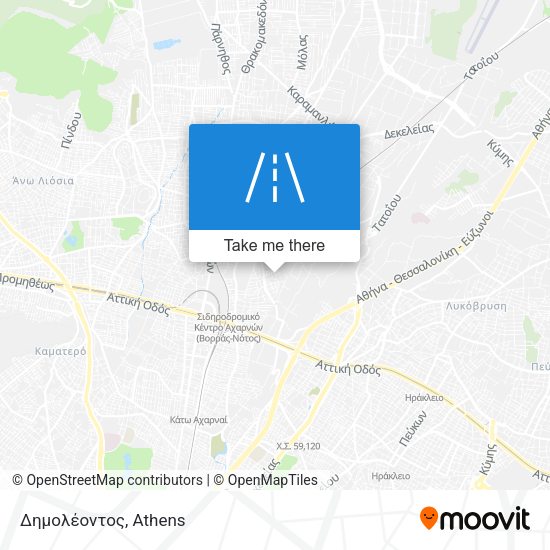 Δημολέοντος map