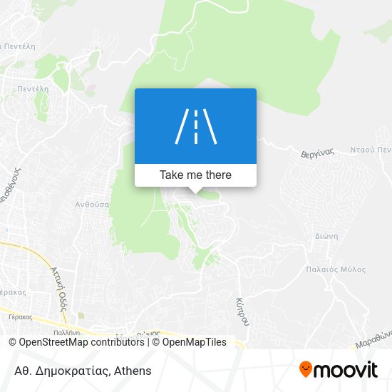Αθ. Δημοκρατίας map