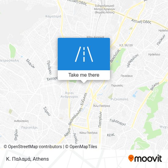Κ. Παλαμά map