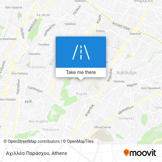 Αχιλλέα Παράσχου map