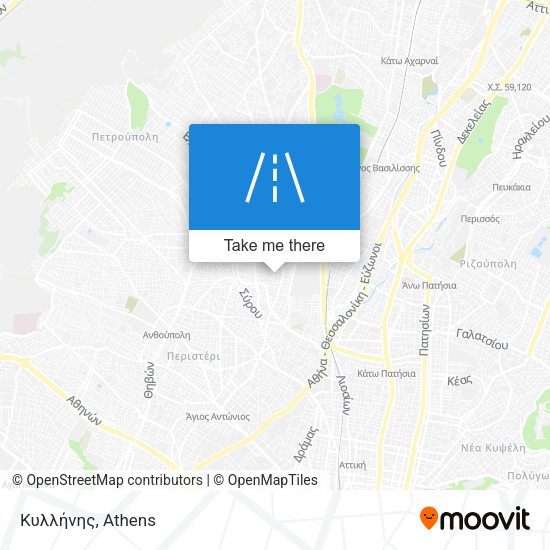 Κυλλήνης map