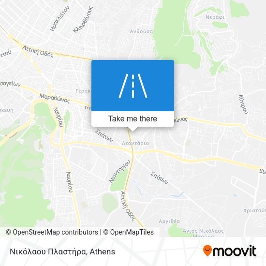 Νικόλαου Πλαστήρα map