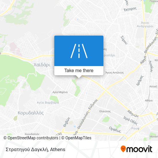 Στρατηγού Δαγκλή map