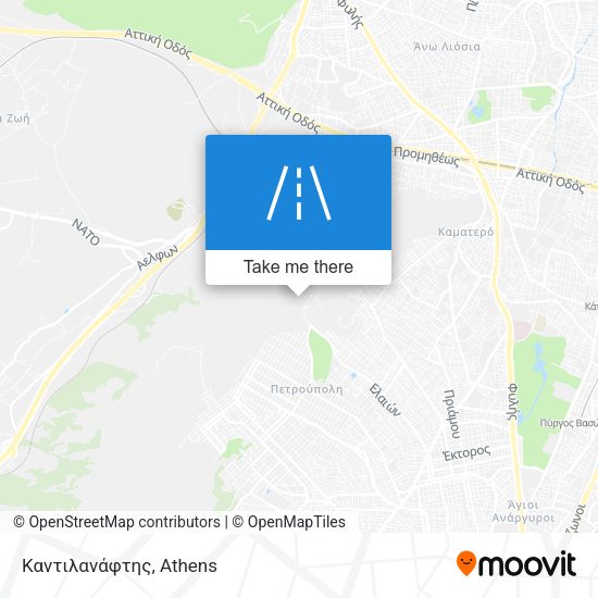 Καντιλανάφτης map