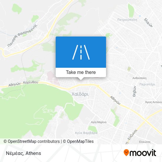 Νέμέας map