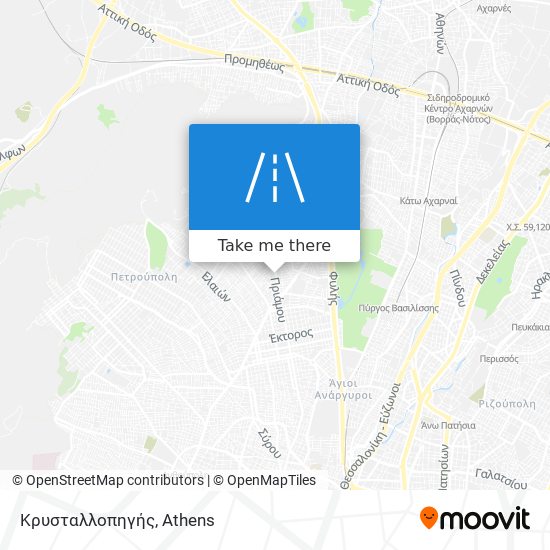 Κρυσταλλοπηγής map