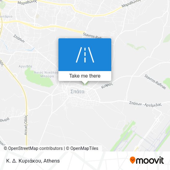 Κ. Δ. Κυριάκου map
