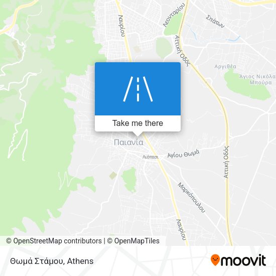 Θωμά Στάμου map