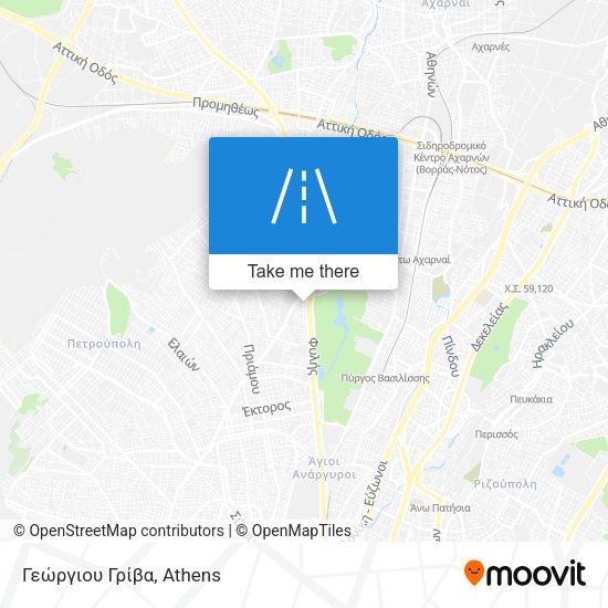 Γεώργιου Γρίβα map