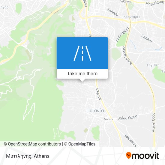 Μυτιλήνης map