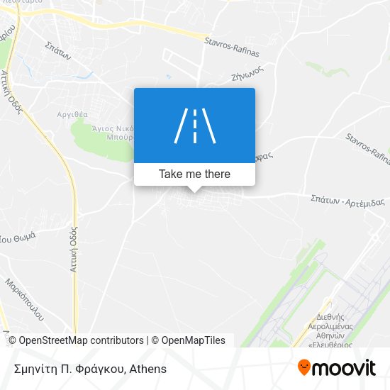 Σμηνίτη Π. Φράγκου map