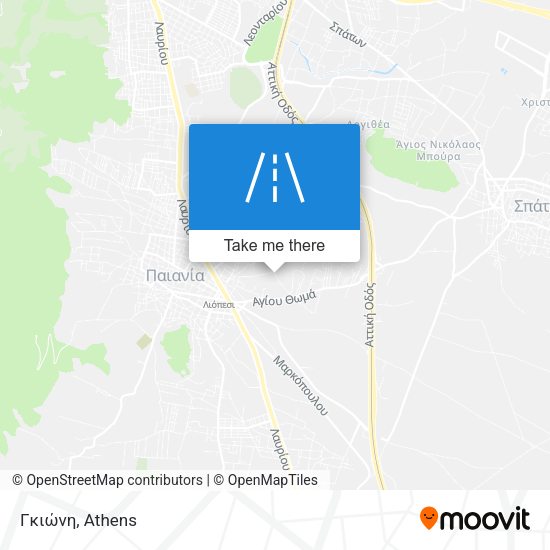 Γκιώνη map
