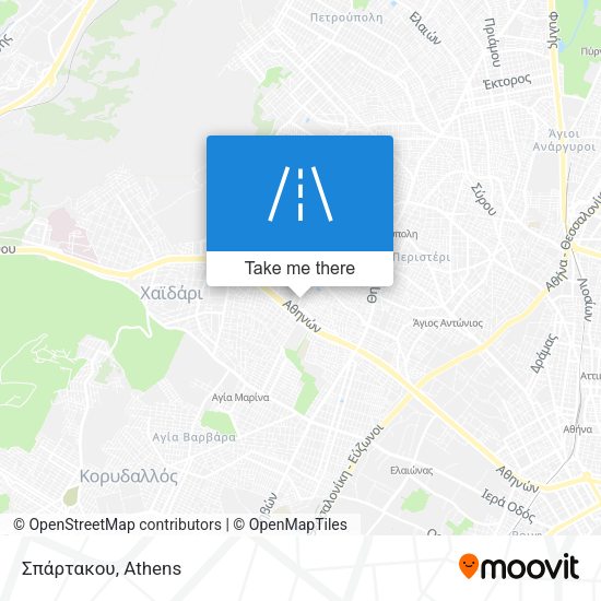 Σπάρτακου map