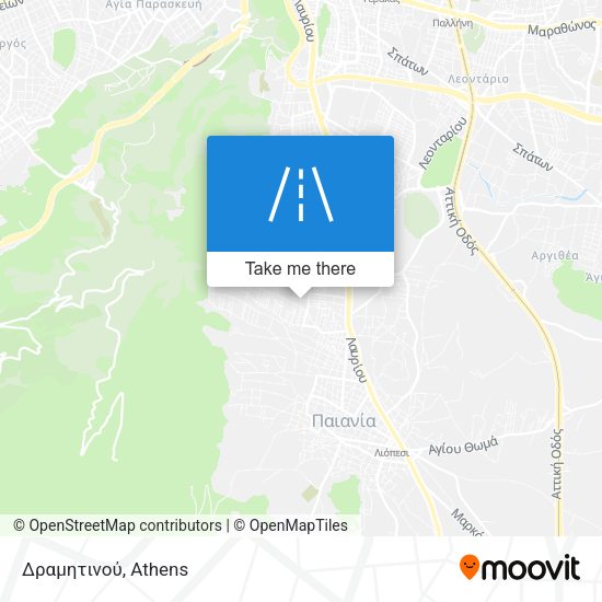 Δραμητινού map