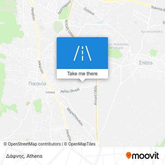 Δάφνης map