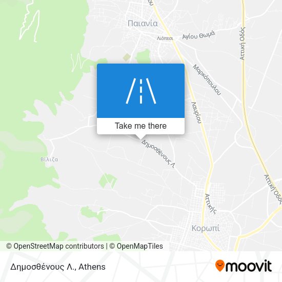Δημοσθένους Λ. map