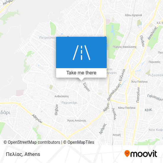Πελίας map